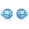 Lucent stud earrings, Pavé, Ball, Blue, Blue finish - Swarovski, 5680693