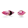 Lucent stud earrings, Pavé, Spike, Pink, Mixed metal finish - Swarovski, 5680712