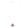 Idyllia pendant, Flower, Pink, Rhodium plated - Swarovski, 5680910