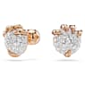 Dragon & Phoenix スタッドピアス, ドラゴンの爪, ホワイト, ローズゴールドトーン・プレーティング - Swarovski, 5681058