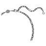 Dragon & Phoenix pendant, Dragon’s claw, Black, Ruthenium plated - Swarovski, 5681060