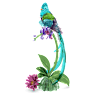 Idyllia Quetzal e Orchidea - Swarovski, 5682123