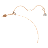 Hyperbola set, Infinity, White, Rose gold-tone plated - Swarovski, 5682483