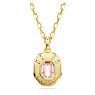 Imber pendant, Octagon cut, Pink, Gold-tone plated - Swarovski, 5682531