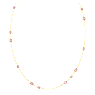 Sautoir Imber, Taille octogonale, Long, Rose, Placage de ton or - Swarovski, 5682533