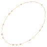 Sautoir Imber, Taille octogonale, Long, Rose, Placage de ton or - Swarovski, 5682533
