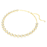 Naszyjnik Tennis Imber, Szlif okrągły, Biały, Powłoka w odcieniu złota - Swarovski, 5682585