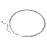 Imber Tennis 네크리스, 라운드 컷, 그레이, 루테늄 플래팅 - Swarovski, 5682593