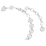 Imber Tennis 手鏈, 圓形切割, 白色, 鍍白金色 - Swarovski, 5682666