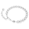 Imber Tennis 手鏈, 圓形切割, 白色, 鍍白金色 - Swarovski, 5682666