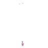 Pendente Alice in Wonderland, Gatto, Rosa, Placcato rodio - Swarovski, 5682809