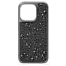 High smartphone case, Flat Back crystals, iPhone® 15 Pro, Black - Swarovski, 5682965
