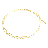 Constella necklace, White, Gold-tone plated - Swarovski, 5683354