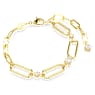 Constella Armband, Weiß, Goldlegierungsschicht - Swarovski, 5683359