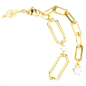 Constella Armband, Weiß, Goldlegierungsschicht - Swarovski, 5683359
