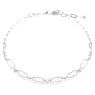 Constella necklace, White, Rhodium plated - Swarovski, 5683360