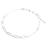 Constella necklace, White, Rhodium plated - Swarovski, 5683360