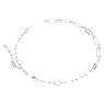Constella Halskette, Weiß, Rhodiniert - Swarovski, 5683360
