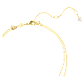 Meteora layered pendant, White, Gold-tone plated - Swarovski, 5683442
