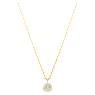 Meteora layered pendant, White, Gold-tone plated - Swarovski, 5683442