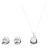 Meteora 세트, 화이트, 로듐 플래팅 - Swarovski, 5683445
