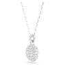 Set Meteora, Bianco, Placcato rodio - Swarovski, 5683445