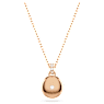 Meteora pendant, White, Rose gold-tone plated - Swarovski, 5683450