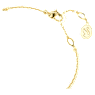 Chroma bangle, Heart, Red, Gold-tone plated - Swarovski, 5683835