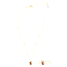 Swarovski Iconic Swan set, Crystal pearl, Swan, Red, Gold-tone plated - Swarovski, 5683933