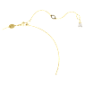Idyllia pendant, Crystal pearl, Shell, White, Gold-tone plated - Swarovski, 5683966