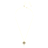 Idyllia y-hanger, Crystal Pearl, Schelp, Wit, Goudkleurige toplaag - Swarovski, 5683968