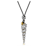 Pendentif Idyllia, Taille ronde, Coquillage, Blanc, Finition mix de métal - Swarovski, 5684083