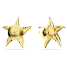 Idyllia stud earrings, Crystal pearl, Starfish, Small, Multicolored, Gold-tone plated - Swarovski, 5684162