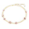 Imber necklace, Octagon cut, Pink, Gold-tone plated - Swarovski, 5684239