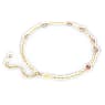 Imber necklace, Octagon cut, Pink, Gold-tone plated - Swarovski, 5684239
