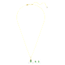 Chroma set, Mixed cuts, Green, Gold-tone plated - Swarovski, 5684507
