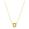 Imber Anhänger, Rundschliff, Weiß, Goldlegierungsschicht - Swarovski, 5684511