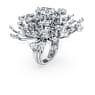 Galaxy ring, Lab-grown diamonds 9.5 ct tw, Mixed shapes, 18K white gold - Swarovski, 5684705