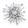 Anello Galaxy, Diamanti creati in laboratorio 9,5 ct tw, Forme miste, Oro bianco 18 K - Swarovski, 5684706