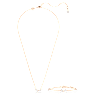 Set Mesmera, Taglio misto, Bianco, Placcato color oro rosa - Swarovski, 5684779