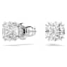Idyllia set, Mixed cuts, Flower, Blue, Rhodium plated - Swarovski, 5685437