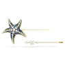 Idyllia hair pin, Set (2), Crystal pearls, Starfish, Multicolored, Gold-tone plated - Swarovski, 5686438