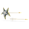 Idyllia hair pin, Set (2), Crystal pearls, Starfish, Multicolored, Gold-tone plated - Swarovski, 5686438