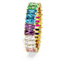 Matrix ring, Baguette cut, Multicolored, Gold-tone plated - Swarovski, 5686634