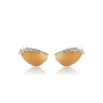 Zonnebril, Statement, Kattenoog, SK7009, Goudkleurig - Swarovski, 5686669