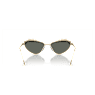 Zonnebril, Statement, Kattenoog, SK7009, Goudkleurig - Swarovski, 5686669