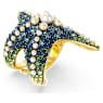 Idyllia cocktailring, Kristallen parels, Zeester, Meerkleurig, Goudkleurige toplaag - Swarovski, 5686985
