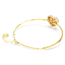 Idyllia 뱅글, 하트, 핑크, 골드 톤 플래팅 - Swarovski, 5687258