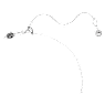 Hyperbola Anhänger, Pavé, Unendlichkeit, Weiß, Rhodiniert - Swarovski, 5687265