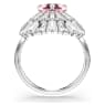 Idyllia Cocktailring, Verschiedene Schliffe, Muschel, Rosa, Rhodiniert - Swarovski, 5687610